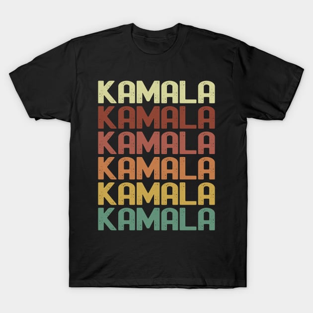 Vintage & Retro KAMALA KAMALA KAMALA KAMALA KAMALA KAMALA T-Shirt by Etopix